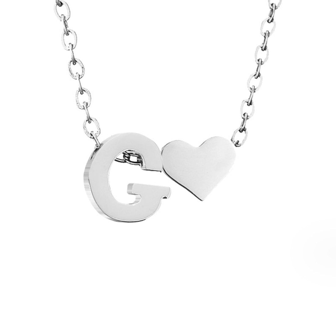 Forever Love – Collar con Inicial Plateado