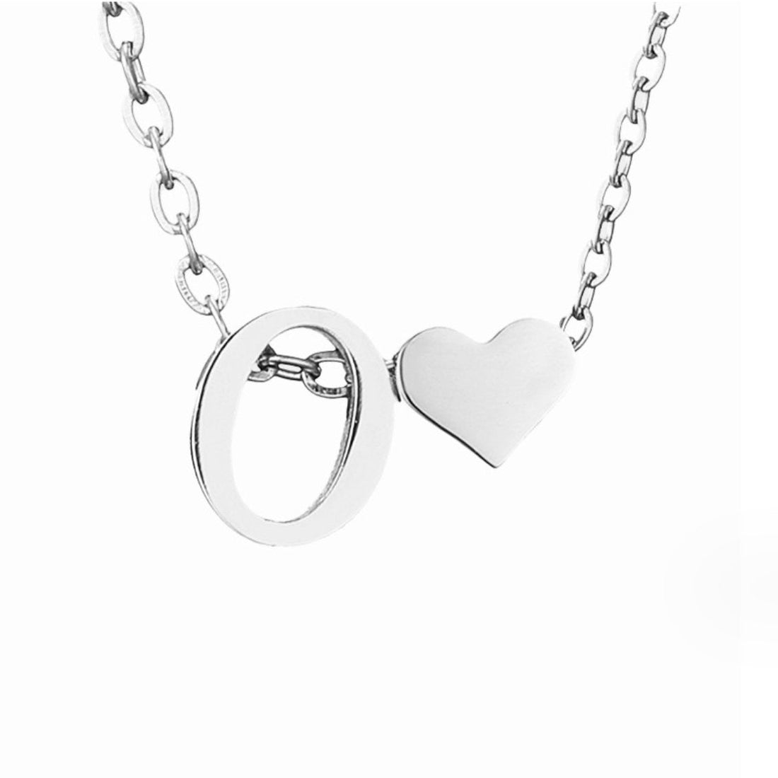 Forever Love – Collar con Inicial Plateado