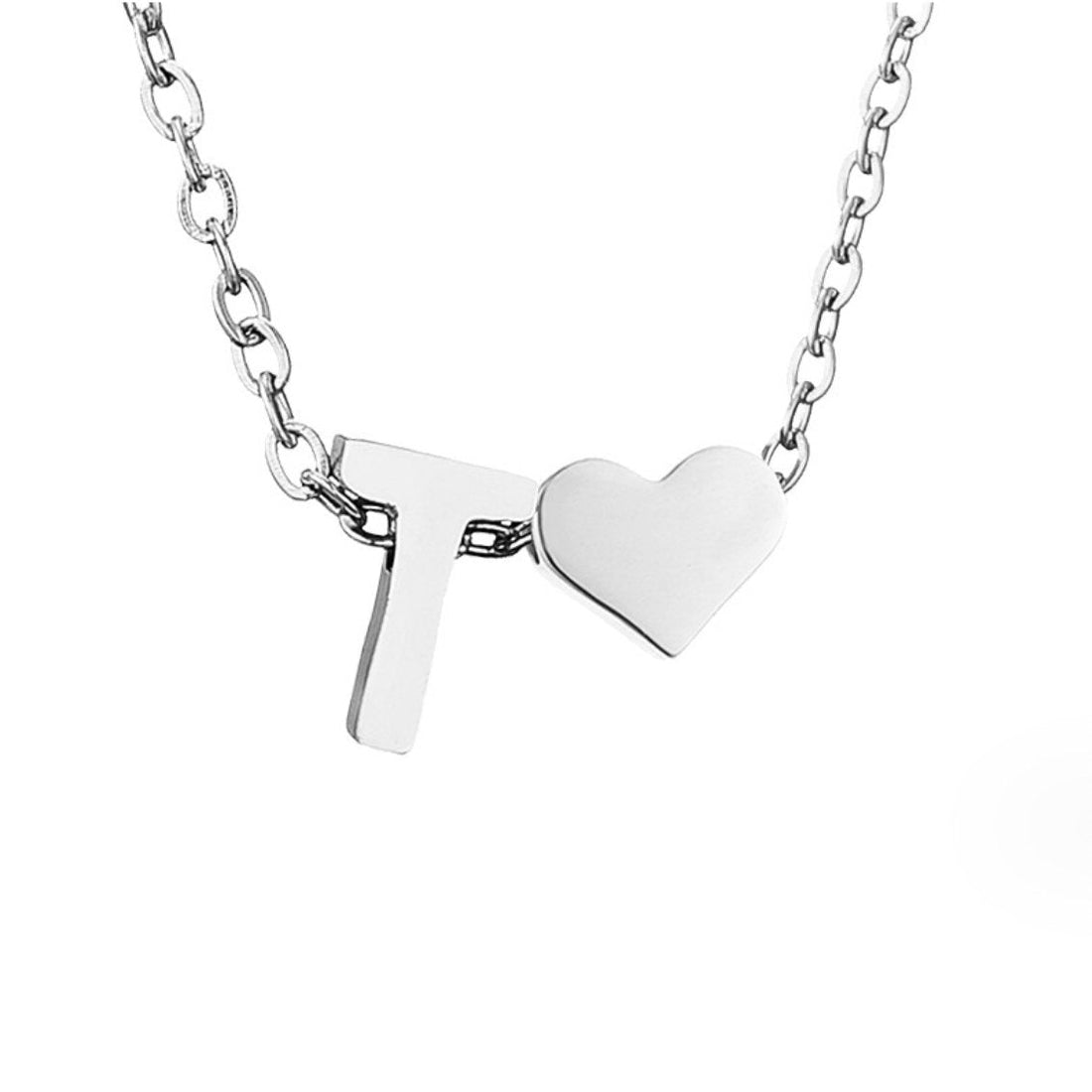 Forever Love – Collar con Inicial Plateado