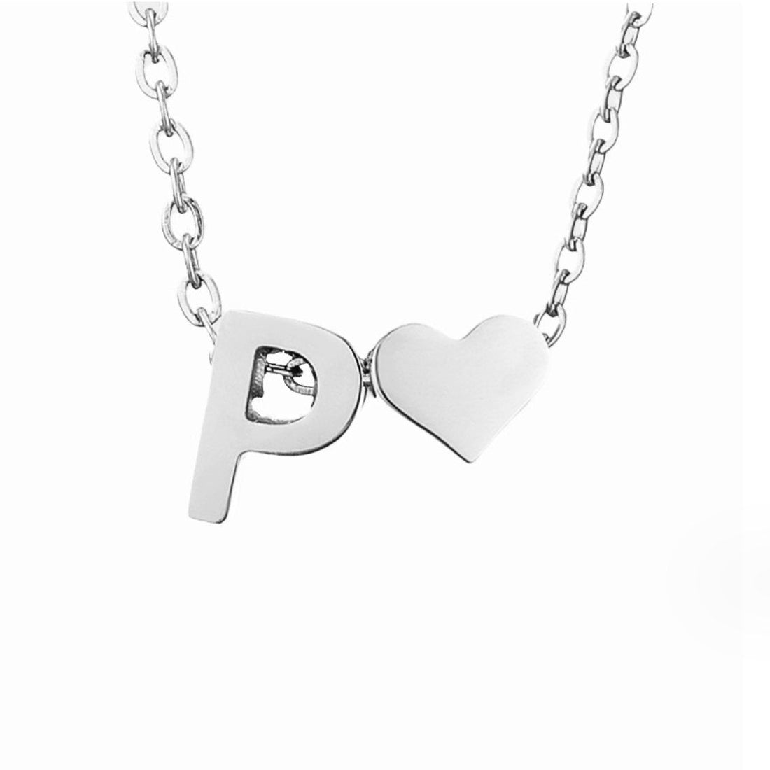 Forever Love – Collar con Inicial Plateado
