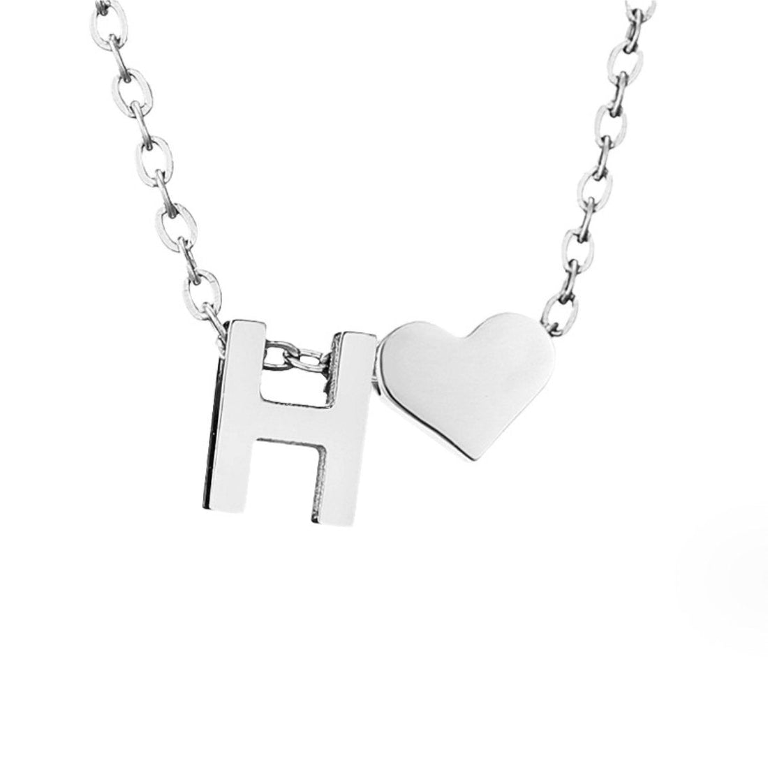 Forever Love – Collar con Inicial Plateado