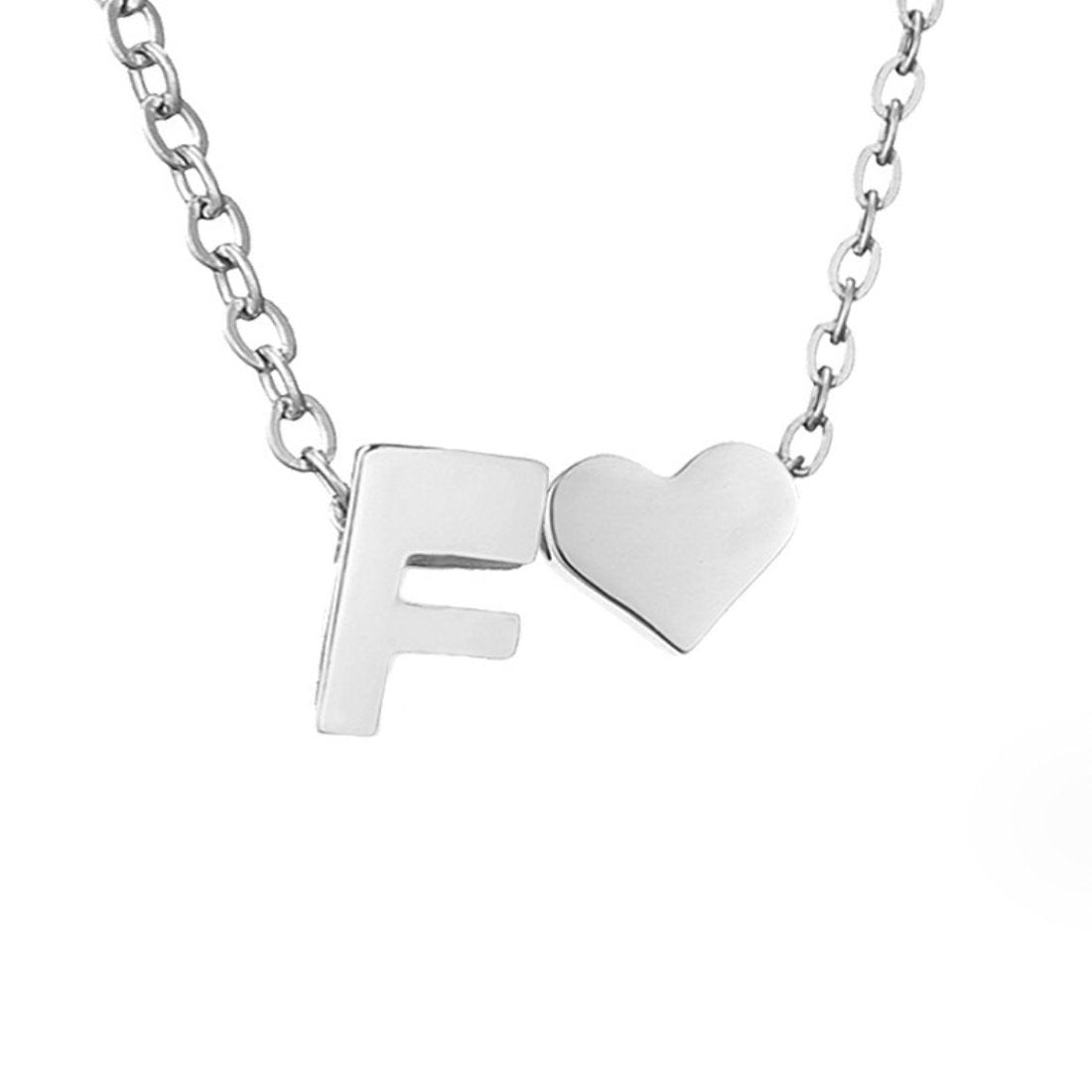 Forever Love – Collar con Inicial Plateado