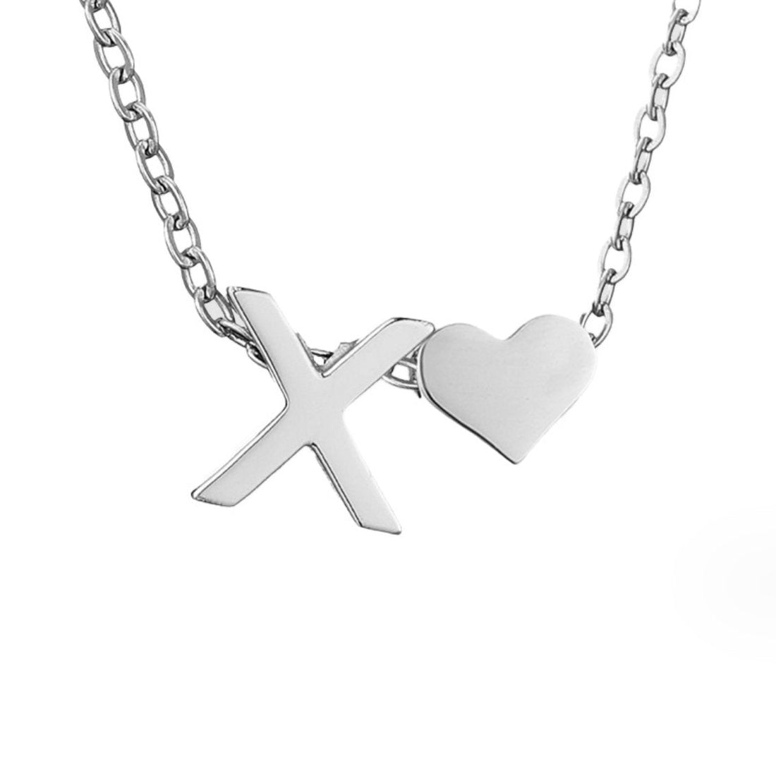 Forever Love – Collar con Inicial Plateado