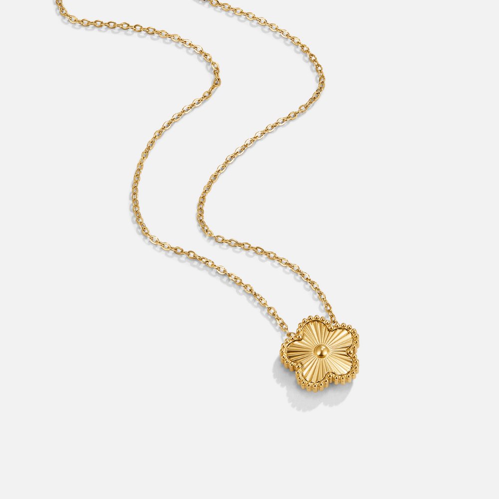 Trébol – Collar Dorado