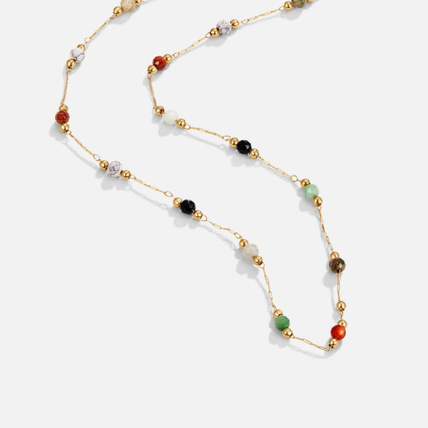 Lulú – Collar de Cuentas de Piedra