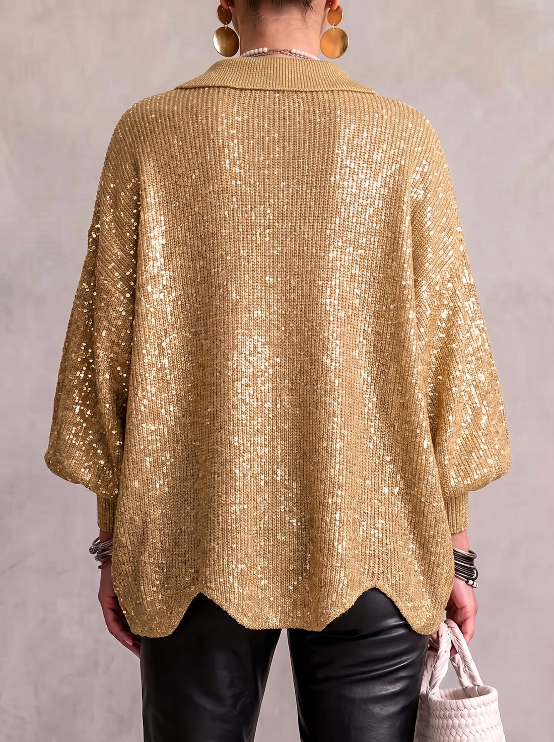 Loredana – Cárdigan Oro Milán