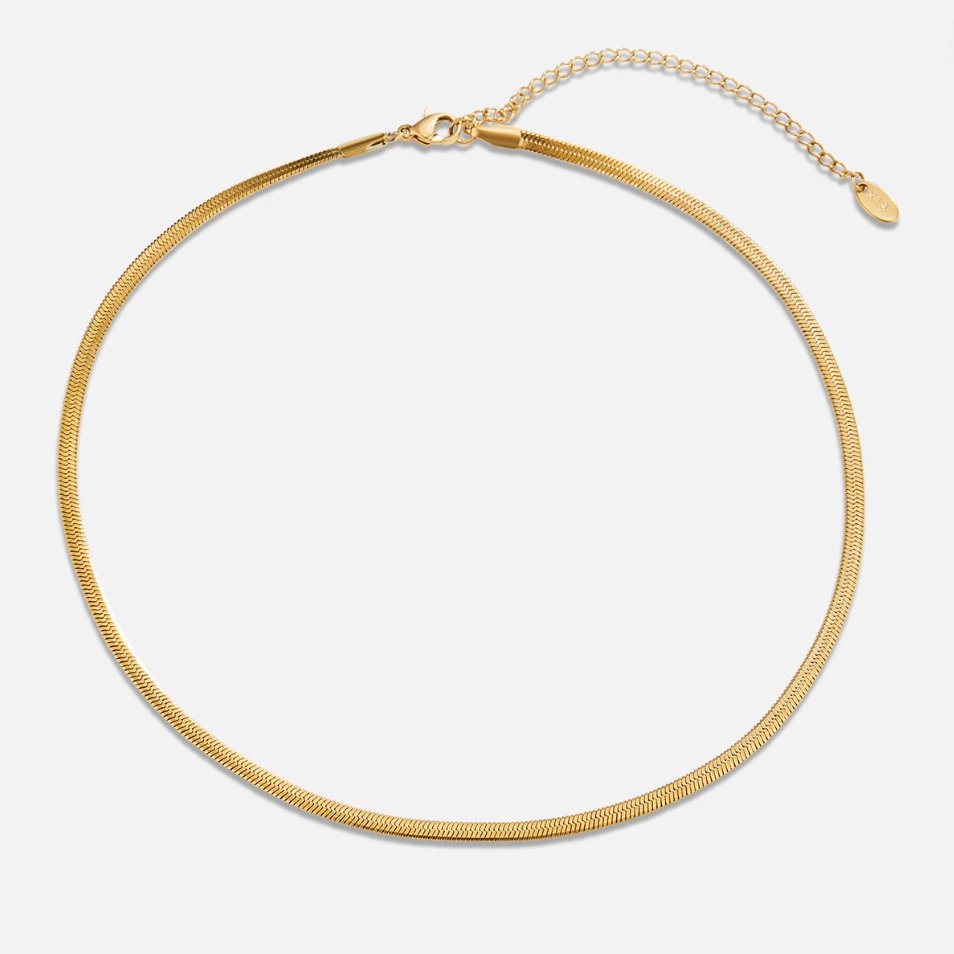 Sarya – Collar Cadena Serpiente Dorado