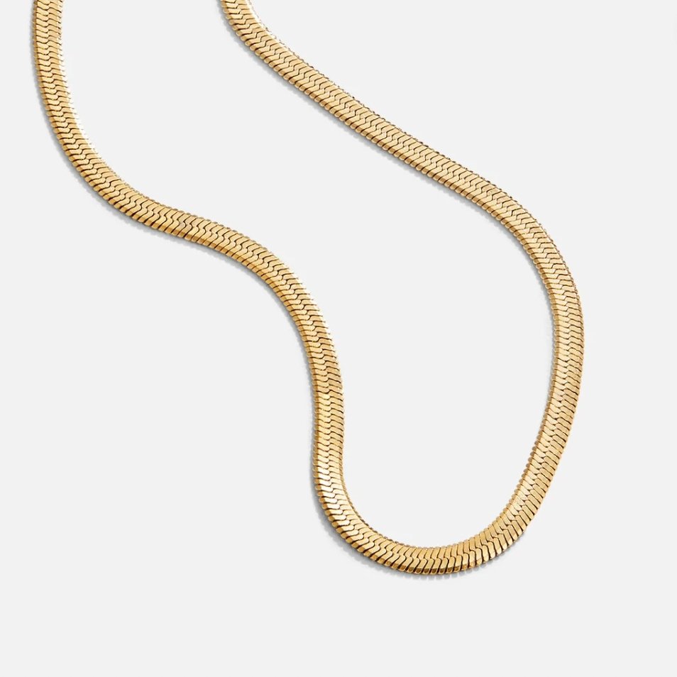 Sarya – Collar Cadena Serpiente Dorado