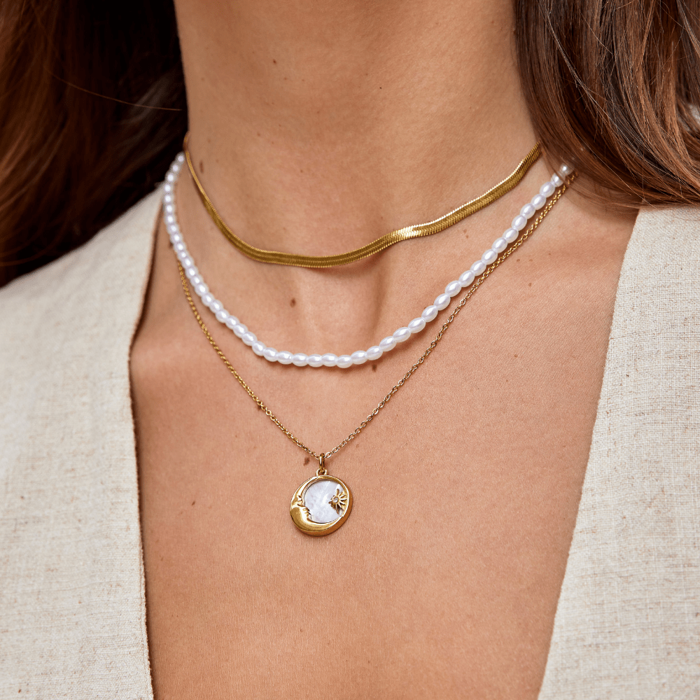 Sarya – Collar Cadena Serpiente Dorado