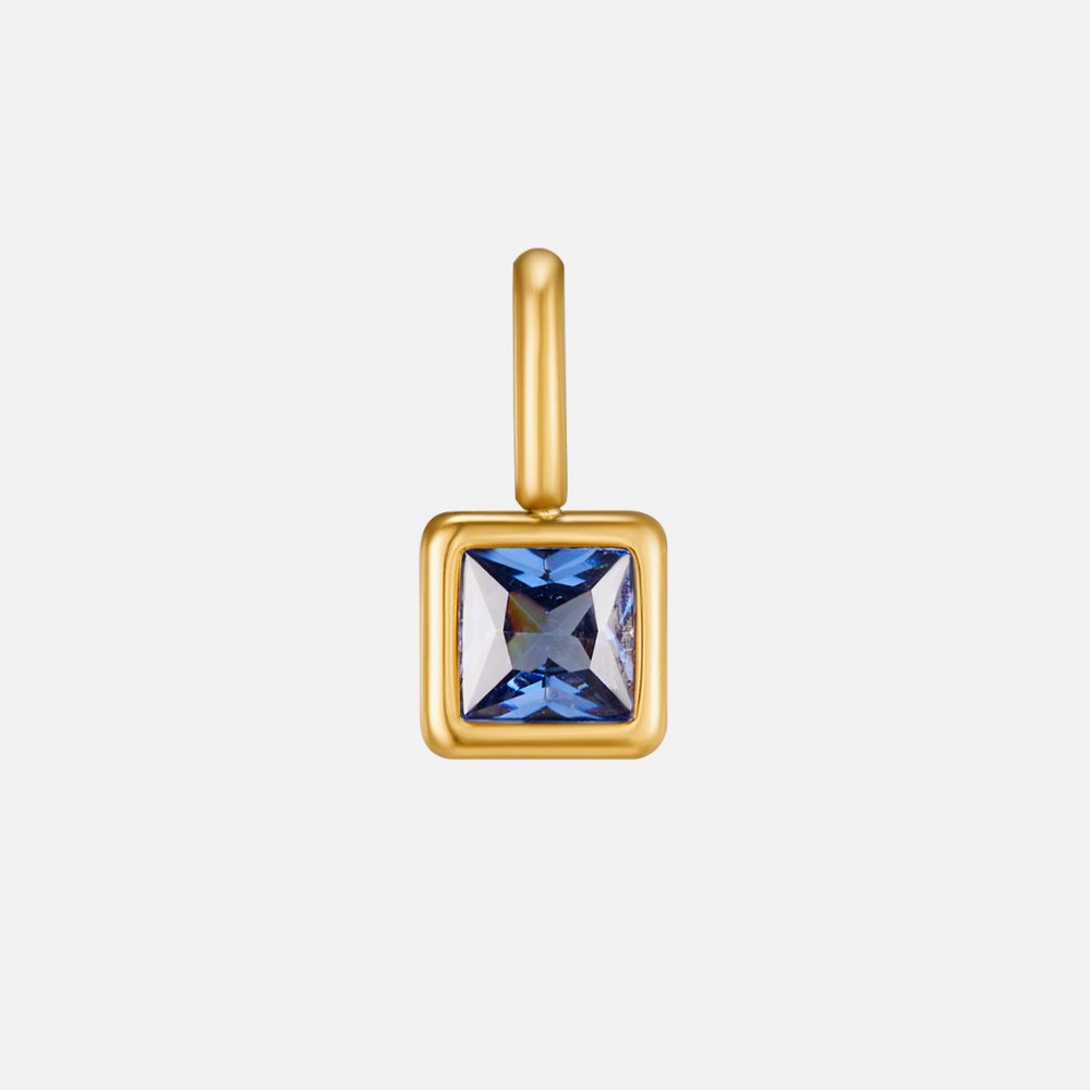 Cuadrado – Collar con Piedra Natal