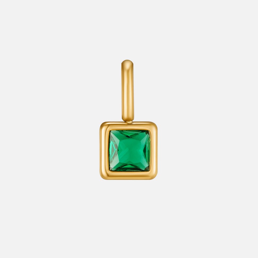 Cuadrado – Collar con Piedra Natal