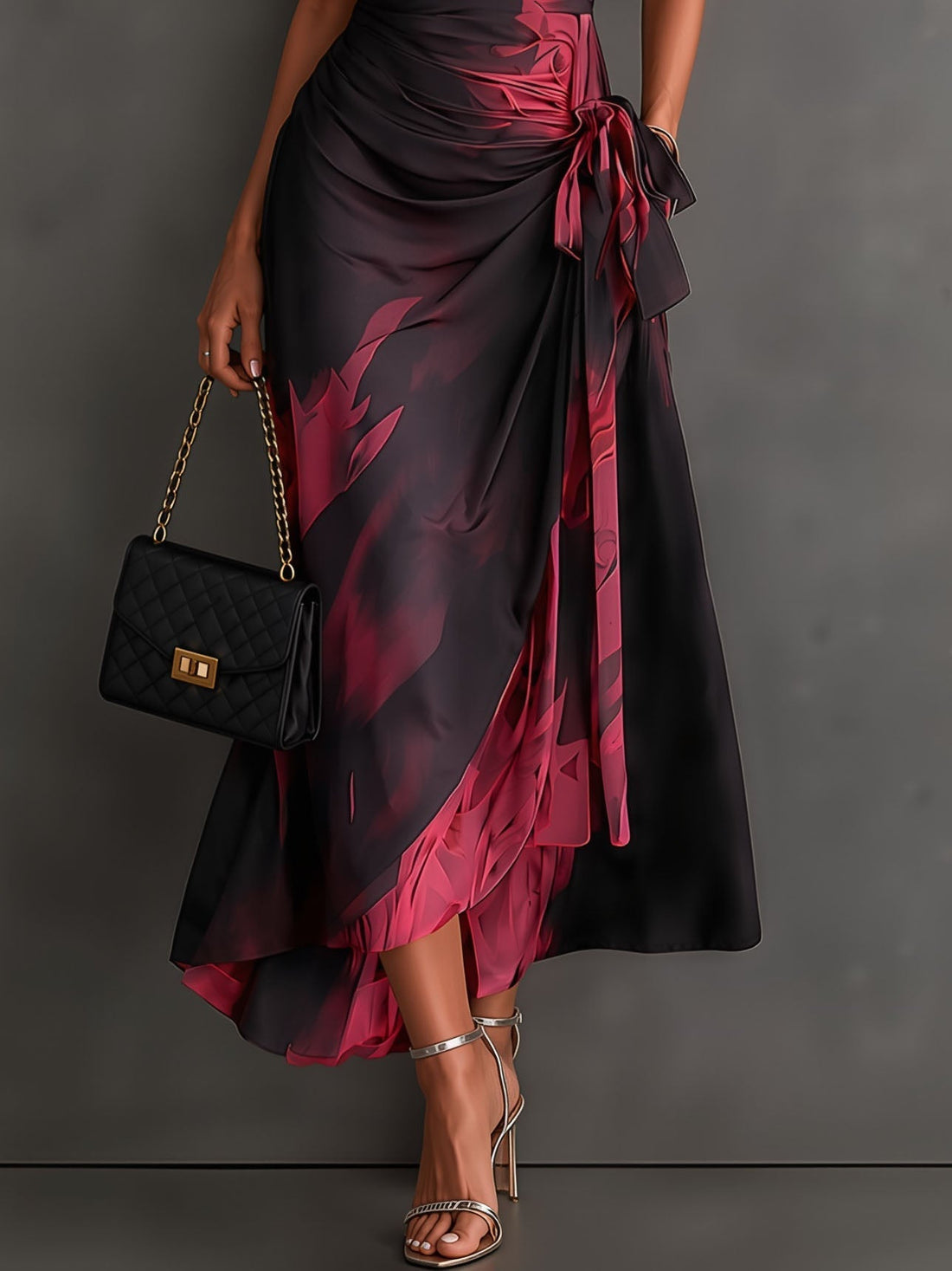 Flavia – Vestido Largo Cruzado